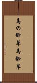馬の鈴草 Scroll