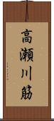 高瀬川筋 Scroll