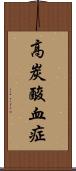 高炭酸血症 Scroll