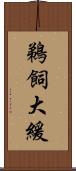 鵜飼大緩 Scroll