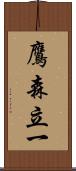 鷹森立一 Scroll