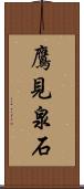 鷹見泉石 Scroll