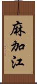 麻加江 Scroll