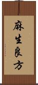 麻生良方 Scroll