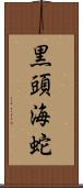 黒頭海蛇 Scroll