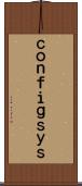 ｃｏｎｆｉｇ．ｓｙｓ Scroll