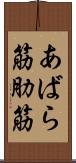 あばら筋 Scroll