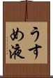 うすめ液 Scroll