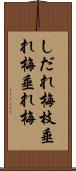 しだれ梅 Scroll