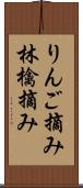 りんご摘み Scroll