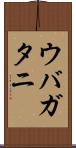 ウバガタニ Scroll