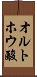 オルトホウ酸 Scroll