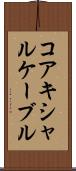 コアキシャルケーブル Scroll