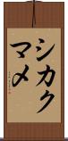 シカクマメ Scroll