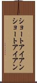 ショートアイアン Scroll