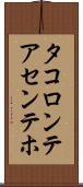 タコロンテアセンテホ Scroll