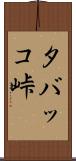 タバッコ峠 Scroll
