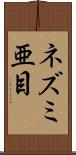 ネズミ亜目 Scroll