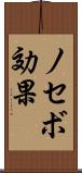 ノセボ効果 Scroll