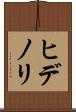 ヒデノリ Scroll