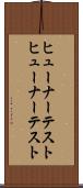 ヒューナーテスト Scroll