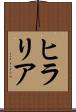ヒラリア Scroll