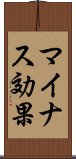 マイナス効果 Scroll