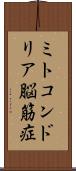 ミトコンドリア脳筋症 Scroll