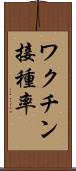 ワクチン接種率 Scroll