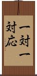 一対一対応 Scroll
