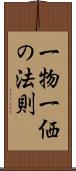 一物一価の法則 Scroll