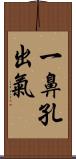 一鼻孔出氣 Scroll