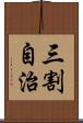 三割自治 Scroll