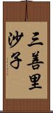 三善里沙子 Scroll