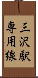 三沢駅専用線 Scroll