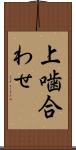 上噛合わせ Scroll