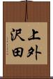 上外沢田 Scroll