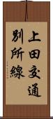 上田交通別所線 Scroll