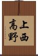 上西高野 Scroll