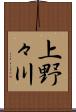 上野々川 Scroll