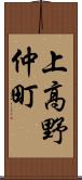 上高野仲町 Scroll