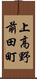 上高野前田町 Scroll
