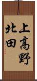 上高野北田 Scroll