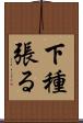 下種張る Scroll