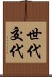 世代交代 Scroll