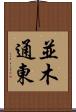 並木通東 Scroll