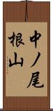 中ノ尾根山 Scroll