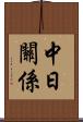 中日關係 Scroll