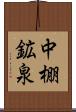 中棚鉱泉 Scroll