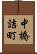 中橋詰町 Scroll